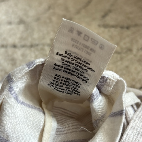 Wilfred Aritzia Linen Shorts with Belt Size 4 - Picture 3 of 5